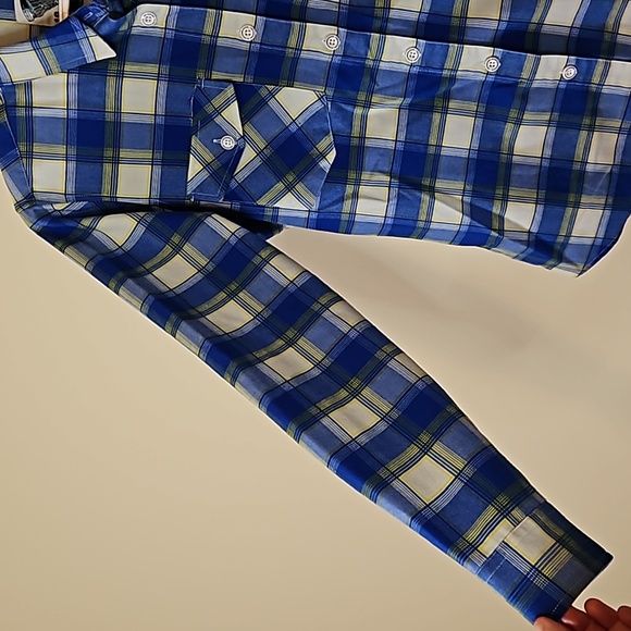 El Hefe Motorcycle Co Plaid Flannel - Picture 3 of 5